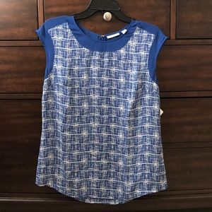 NWT Halogen sleeveless blouse - small